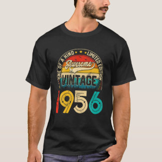 66 jaar Old Bday  1956 Limited Edition 66th T-shirt