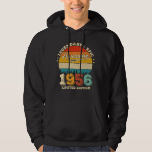 66 jaar oud Geweldige sinds 1956 66th Birthday Gif Hoodie