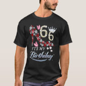 66 jaar oud Het is mijn 66e verjaardag schimmelsch T-shirt (Voorkant)