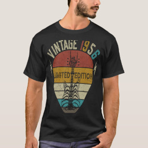 66 Jaar Oude Gitaar Vintage 1956 T-shirt