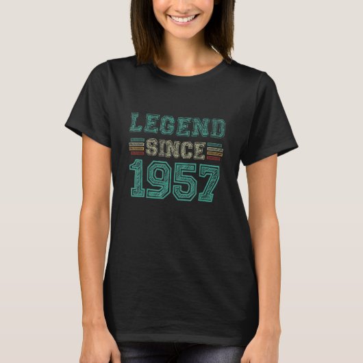 66 jaar Shirt 66e verjaardag Legende S (Voorkant)