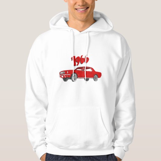 66 mustang hoodie (Voorkant)