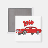 66 mustang magneet (Voorkant / Achterkant)
