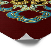 [66] Rond Tibetaans "OM" Mantra Mandala Poster (Hoek)