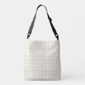 66 Tartan speldenpoppen & beige nr. Crossbody Tas (Achterkant)