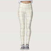 66 Tartan speldenpoppen & beige nr. Leggings (Voorkant)