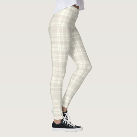 66 Tartan speldenpoppen & beige nr. Leggings (Rechts)