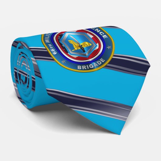 66e brigade van de militaire inlichtingendienst stropdas (Opgerold)