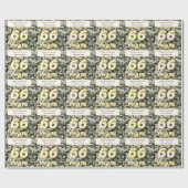 66e Jubileum bewerkbaar Cadeaupapier (Vlak)