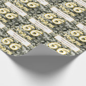 66e Jubileum bewerkbaar Cadeaupapier (Hoek)