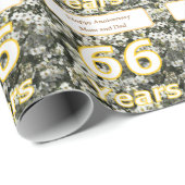 66e Jubileum bewerkbaar Cadeaupapier (Rol Hoek)