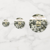 66e Jubileum bewerkbaar Confetti (Voorkanten)