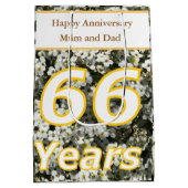 66e Jubileum bewerkbaar Medium Cadeauzakje (Achterkant)