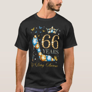 66e verjaardag 66 jaar Geweldige 66 jaar o T-shirt