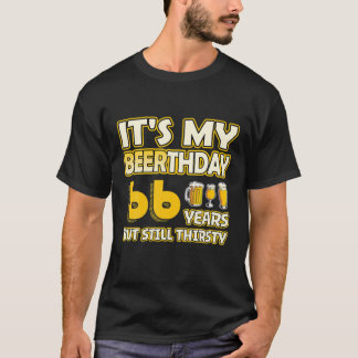 66e verjaardag - 66 jaar oude grappige bier t-shirt