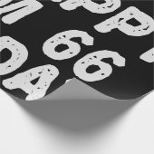 66e verjaardag dus blij dat ik 66 ben vandaag Gift Cadeaupapier (Hoek)