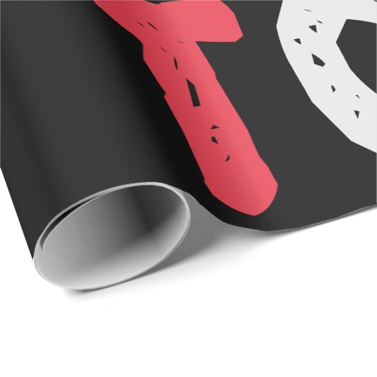 66e verjaardag dus blij dat ik 66 ben vandaag Gift Cadeaupapier (Rol Hoek)