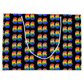 66e verjaardag: Fun Rainbow Event Nummer 66 Patroo Groot Cadeauzakje (Achterkant)