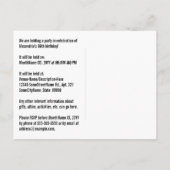 66e verjaardag - Leuk vuurwerk, Rainbow Look "66" Briefkaart (Achterkant)