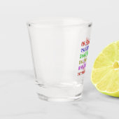 66e verjaardag Mijlpalen Shot Glas (Links)
