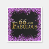 66e verjaardag servet (Voorkant)