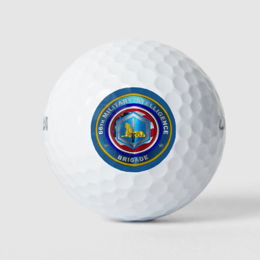 66ste Brigade Militaire Inlichtingendienst Golfballen (Voorkant)