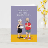 66ste verjaardag Kaart voor hem (Gele Bloem)