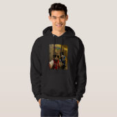 67+33 Days of School Funny Cat 67Meme Cool Student Hoodie (Voorkant volledig)