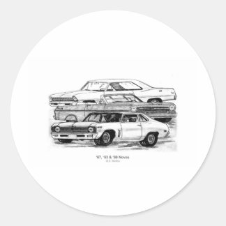 67, 63, 69 Novas Ronde Sticker