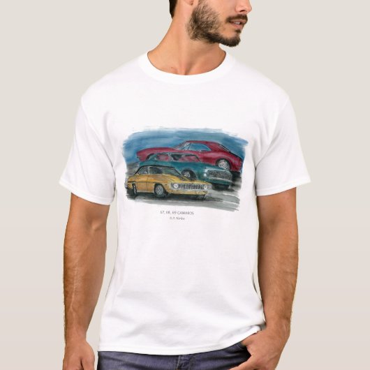 67, 68, 69 Camaro Adult T-shirt (Voorkant)