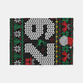67 6 7 Meme Six Seven Lelijk Kerstfeest Gen Z Alph Fleece Deken (Voorkant (Horizontaal))