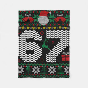 67 6 7 Meme Six Seven Lelijk Kerstfeest Gen Z Alph Fleece Deken