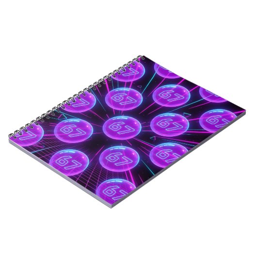 67 80s stijl notitieboek (Linkerzijde)