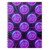 67 80s stijl notitieboek (Voorkant)