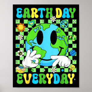 67 aardse dag elke dag grappige glimlach gezicht a poster