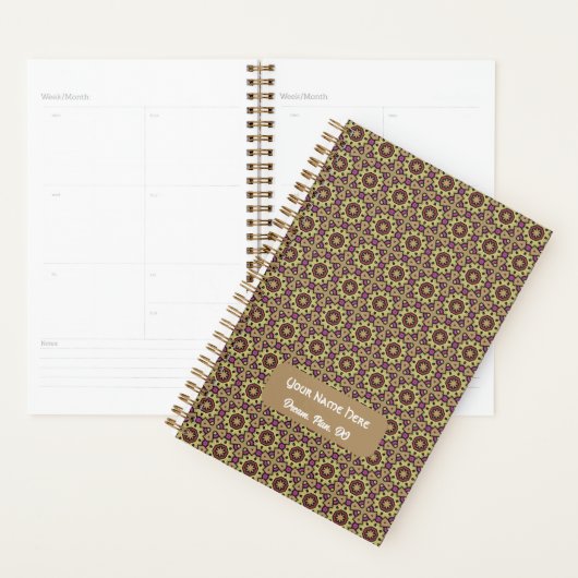 67 abstract geometrisch patroon planner (Display)
