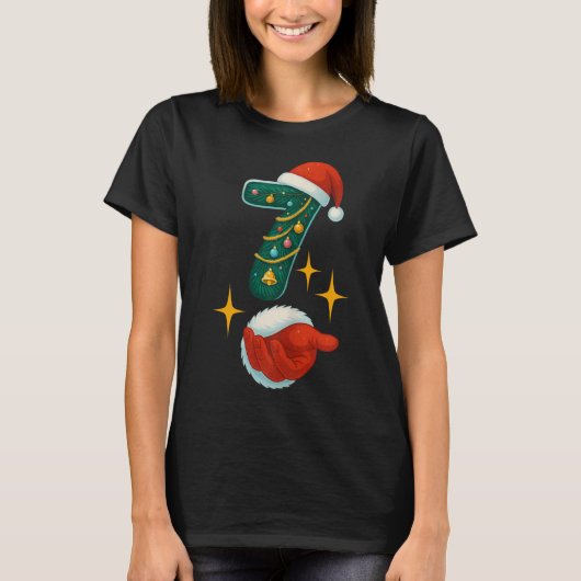67 Adult 6-7 Meme Christmas T-shirt (Voorkant)