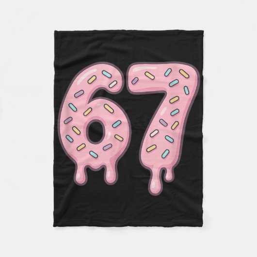 67 Alpha Slang Internet Meme Aura Energy  Fleece Deken (Voorkant)