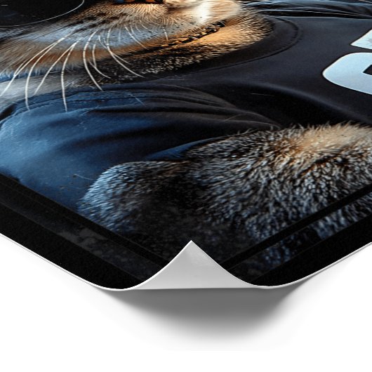 67 And Still Cool Funny Birthday Meme Cat  Poster (Hoek)