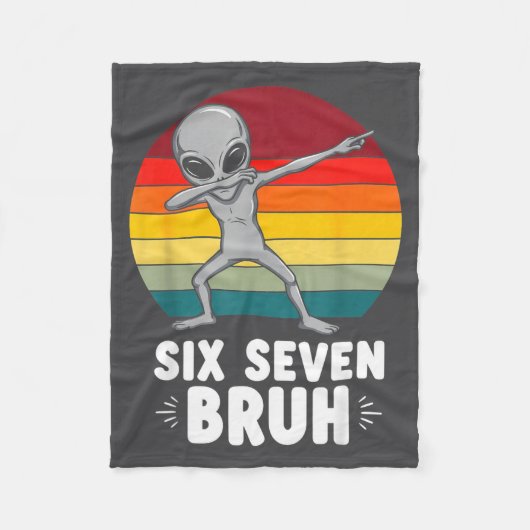 67 Animals Funny 67 Brainrot Youth Kids Alien 67 Fleece Deken (Voorkant)