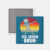 67 Animals Funny 67 Brainrot Youth Kids Alien 67 Magneet (Voorkant / Achterkant)