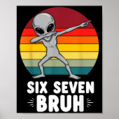 67 Animals Funny 67 Brainrot Youth Kids Alien 67  Poster (Voorkant)