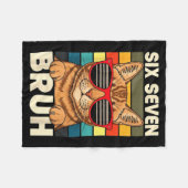 67 Animals Funny 67 Brainrot Youth Kids Cat 67  Fleece Deken (Voorkant (Horizontaal))