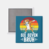 67 Animals Funny 67 Brainrot Youth Kids Dog 67 Magneet (Voorkant / Achterkant)