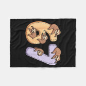 67 Animals Funny 67 Brainrot Youth Kids Sloth 67  Fleece Deken (Voorkant (Horizontaal))