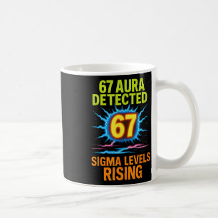 67 Aura Gedetecteerd Sigma-niveaus Stijgen Zes Zev Koffiemok