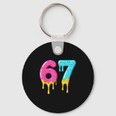 67 Baseball 101 Apparel Youth Drip Meme Sleutelhanger (Voorkant)