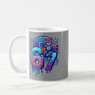67 Baseball Drip Wasbeer Meme Mannen Kinderen Jeug Koffiemok