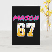 67 Baseball Meme Slang Virale Trend  Kaart (Gele Bloem)