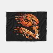 67 Basketbal Ijs Drip Zes Zeven Fleece Deken (Voorkant (Horizontaal))